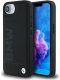 Case BMW Leather Hot Stamp for iPhone 16e black 1