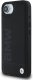 Case BMW Leather Hot Stamp for iPhone 16e black 1