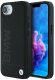 Case BMW Leather Hot Stamp for iPhone 16e black 9