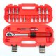 Mar-Pol KLUCZ DYNAMOMETRYCZNY Z NASADKAMI 1/4" 5-24Nm 2