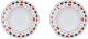 Rose&Tulipani Zestaw 2 talerzy do zupy THE CHRISTMAS BAND 24 cm 1