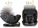 Fotelik samochodowy Nukido Prestige Line czarno-szary 0-36 kg ISOFIX 15
