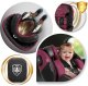 Fotelik samochodowy Nukido Prestige Line czarno-różowy 0-36 kg ISOFIX 12
