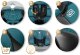 Fotelik samochodowy Nukido Prestige Line czarno-niebieski 0-36 kg ISOFIX 12