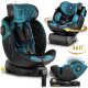 Fotelik samochodowy Nukido Prestige Line czarno-niebieski 0-36 kg ISOFIX 15