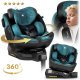 Fotelik samochodowy Nukido Prestige Line czarno-niebieski 0-36 kg ISOFIX 9