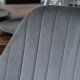 Mebel Elite Zestaw Krzesło Tapicerowane Welurowe Kuchenne Szare Do Jadalni LILAC 4x 5