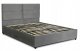 Łóżko 160x200 Podwójne Tapicerowane Dwuosobowe Welurowe Szare TULSA 5