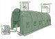 Tunel foliowy ogrodowy 18m2 6m x 3m x 2m zielony Shark Tools 13