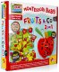 MONTESSORI puzzle and educational game 2 in 1 FRUITS, 92260 1