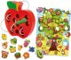 MONTESSORI puzzle and educational game 2 in 1 FRUITS, 92260 2