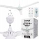 Wentylator sufitowy Cronos FC11-120 120cm Biały + pilot 1
