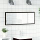 vidaXL Lustro LED do łazienki Czarny Dąb 100x8,5x37 cm Z drewna inżynieryjnego 1