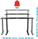 Elektryczny stelaż biurkowy KG1020 biały KING MOUNT 9
