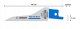 Bosch BOSCH BRZESZCZOT DO PIŁY SZABLASTEJ PRO THIN METAL S325GF 1,25 x 7 x 85mm /5szt. 2