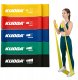 ZESTAW 5 GUM TAŚM FLAT BAND DO ĆWICZEŃ REHABILITACJI TRENINGU FITNESS 2M 1