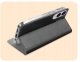 ETUI Z KLAPKĄ DO SAMSUNG GALAXY S25 EDGE CZARNE ZAMYKANE MAGNETYCZNE KABURA 5