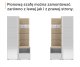 Tapicerowana garderoba Noris VIII z lustrem - kolor czarny + tkanina Trinity 15 5