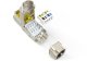 DIGIT Wtyk modularny RJ45 kat.6A, PoE++, 10GbE, ekranowany, metalowy, beznarzędziowy, AWG 27-22,linka/drut 8