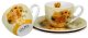 Zestaw 2 filiżanek do espresso 110 ml + spodki Sunflowers 2