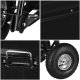 Springos Wózek ogrodowy transportowy metalowy 250kg (czarny Uniwersalny) 5