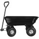 Springos Wózek ogrodowy transportowy metalowy 250kg (czarny Uniwersalny) 8