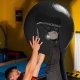 Piłka fitness gimnastyczna do ćwiczeń 85 cm z pompką, czarna UNIWERSALNY 10