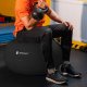 Piłka fitness gimnastyczna do ćwiczeń 85 cm z pompką, czarna UNIWERSALNY 11