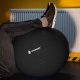 Piłka fitness gimnastyczna do ćwiczeń 85 cm z pompką, czarna UNIWERSALNY 13