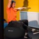 Piłka fitness gimnastyczna do ćwiczeń 85 cm z pompką, czarna UNIWERSALNY 14