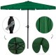 Springos Parasol ogrodowy składany 410 cm duży na balkon zielony UNIWERSALNY 13