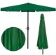 Springos Parasol ogrodowy składany 410 cm duży na balkon zielony UNIWERSALNY 3