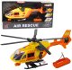 Helikopter Ratunkowy Hak Nosze Światła Dźwięki Pomarańczowy 1:12 LEAN Toys 1