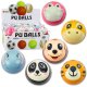 Piłka Do Odbijania Ugniatania Piankowa Piłeczka Zwierzęta 7cm LEAN TOYS 1