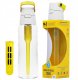 OUTLET Butelka filtrująca Dafi SOLID 0,7 l cytrynowa z filtrem 2