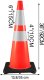 Pachołki Drogowe 92 cm 6 Sztuk 2
