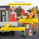 Pachołki Drogowe z Rączką 10 Sztuk 73 cm 6