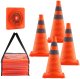 Składane Pachołki Drogowe 4 Sztuki 45 cm 1