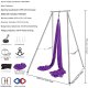 Stojak z Hamakiem Aerial Yoga Fioletowy 1