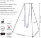Stojak z Hamakiem Aerial Yoga Biały 1