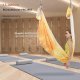 Zestaw Hamak do Aerial Yoga Złoty Gradient 2