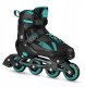 Rolki Nils Extreme NH382 rekreacyjne regulowane czarno-niebieskie r. 32-35 1