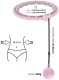 ZESTAW HULA HOP HHW09 PINK Z PIŁKĄ GRAWITACYJNĄ I LICZNIKIEM HMS + PAS BR163 BLACK 14