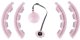 ZESTAW HULA HOP HHW09 PINK Z PIŁKĄ GRAWITACYJNĄ I LICZNIKIEM HMS + PAS BR163 BLACK 15