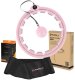 ZESTAW HULA HOP HHW09 PINK Z PIŁKĄ GRAWITACYJNĄ I LICZNIKIEM HMS + PAS BR163 BLACK 21