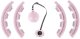 ZESTAW HULA HOP HHW09 PINK Z PIŁKĄ GRAWITACYJNĄ I LICZNIKIEM HMS + PAS BR163 BLACK 24