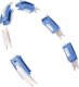 HMS ZESTAW HULA HOP MAGNETYCZNY BLUE HHM15 Z LICZNIKIEM HMS + PAS BR163 BLACK PLUS SIZE 15