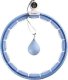 HMS ZESTAW HULA HOP MAGNETYCZNY BLUE HHM15 Z LICZNIKIEM HMS + PAS BR163 BLACK PLUS SIZE 16