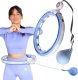 HMS ZESTAW HULA HOP MAGNETYCZNY BLUE HHM15 Z LICZNIKIEM HMS + PAS BR163 BLACK PLUS SIZE 3