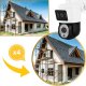 Podwójna Kamera Wifi ZEWNĘTRZNA 8MPx Obrotowa ULTRA HD BIAŁA ZOOM DETEKCJA [TS-Smart] 9